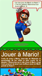 Mobile Screenshot of joueramario.fr