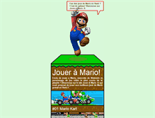 Tablet Screenshot of joueramario.fr